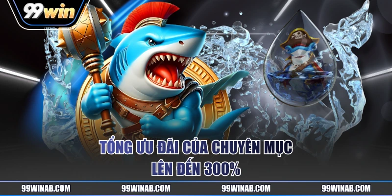 Tổng ưu đãi của chuyên mục lên đến 300%